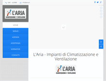 Tablet Screenshot of laria.it